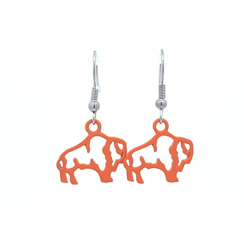 Orange & Black Bandits Earrings