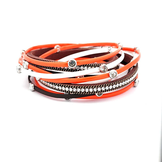 Cleveland Browns Football Magnetic Bracelet