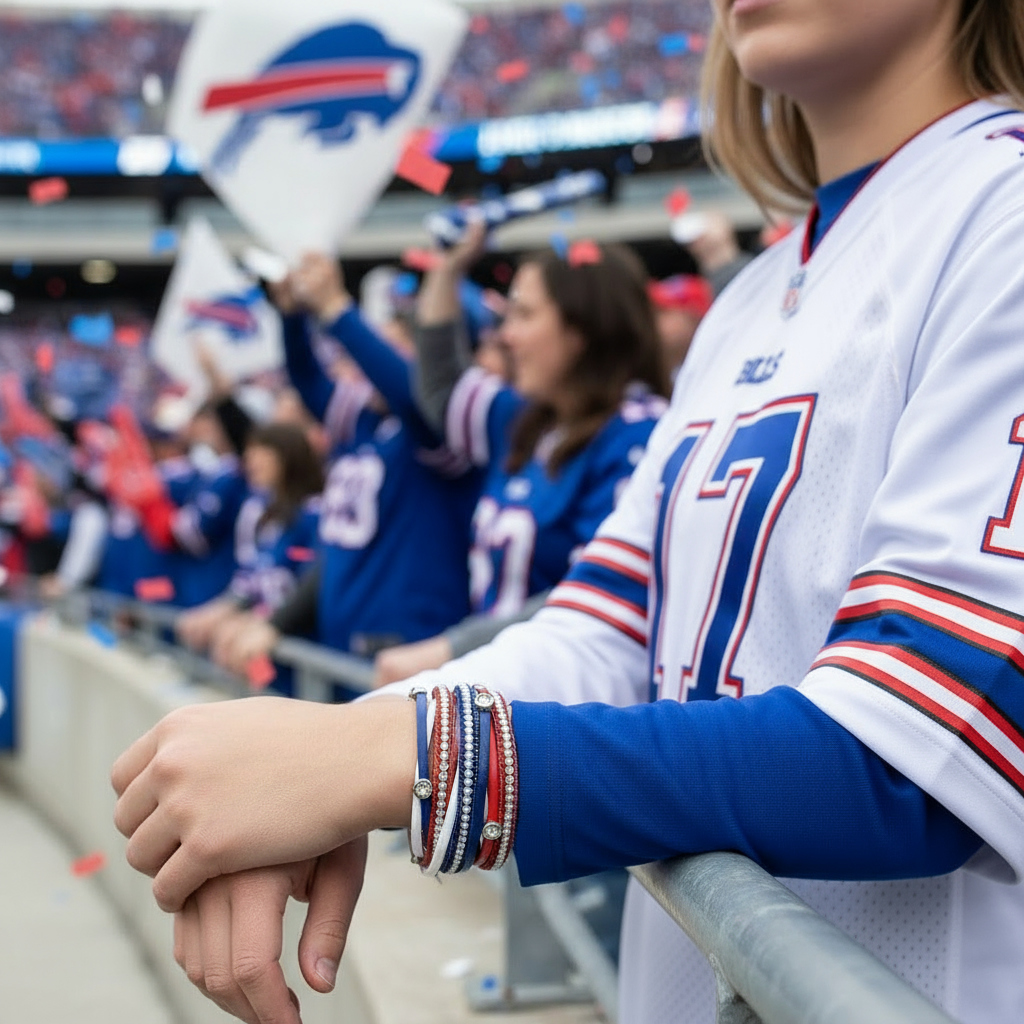 Buffalo Football Fan Magnetic Cuff