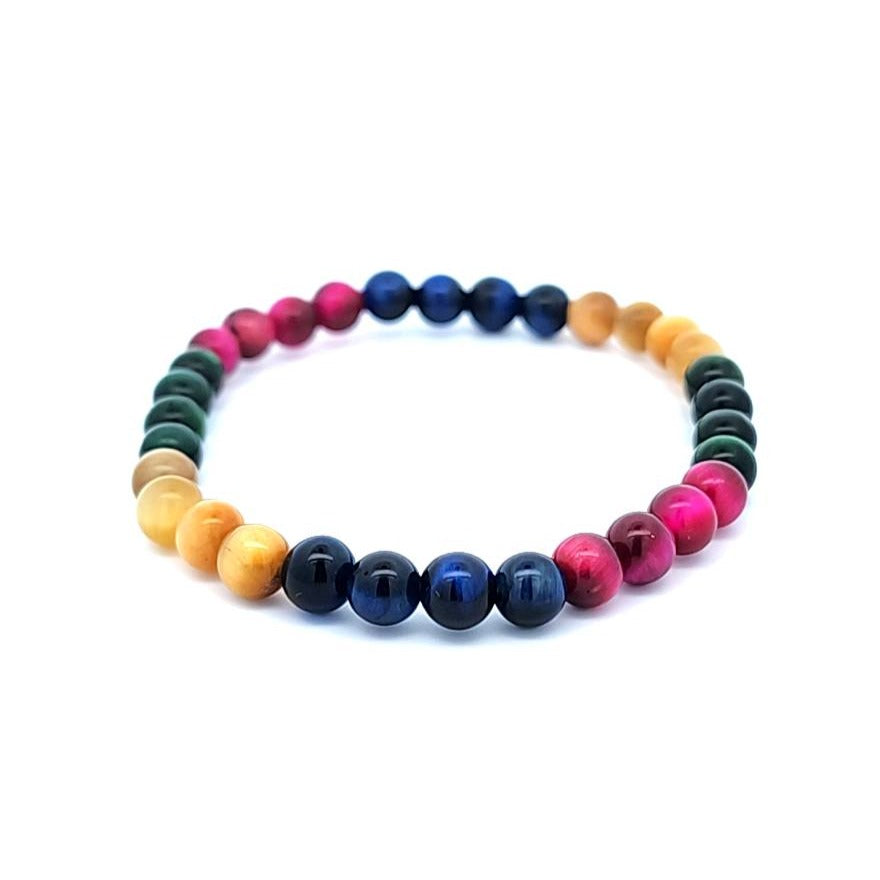 Mixed Tiger Eye Gemstone Bracelet