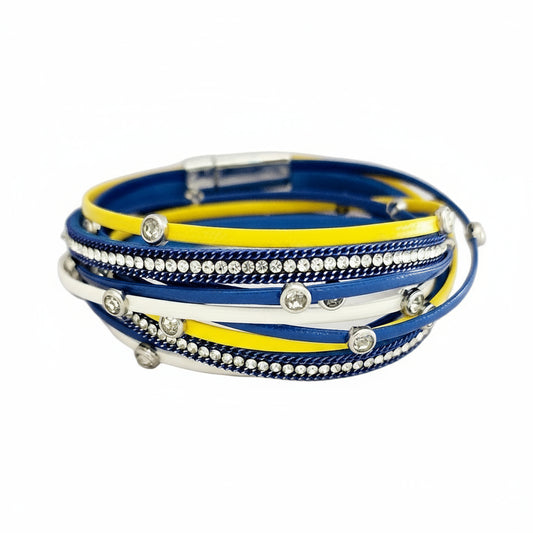 Buffalo Sabres Color Wrap Bracelet