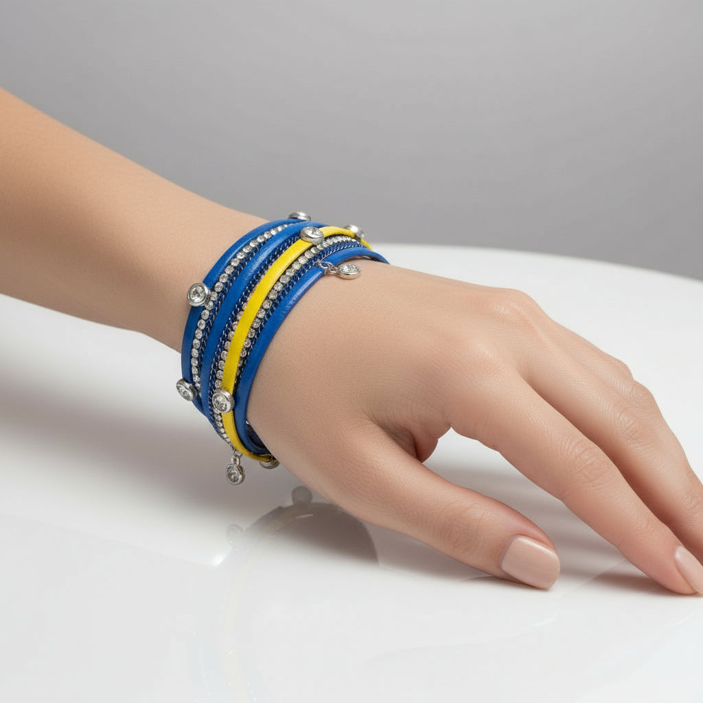 Buffalo Sabres Color Wrap Bracelet
