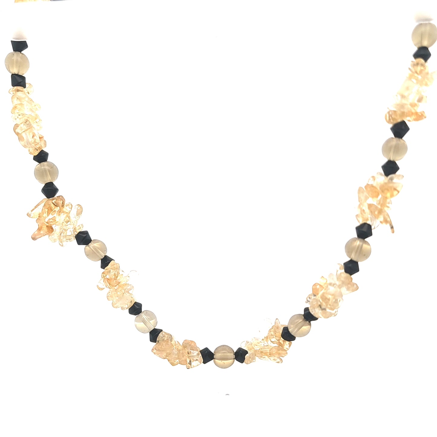 Citrine & Smokey Quartz Necklace