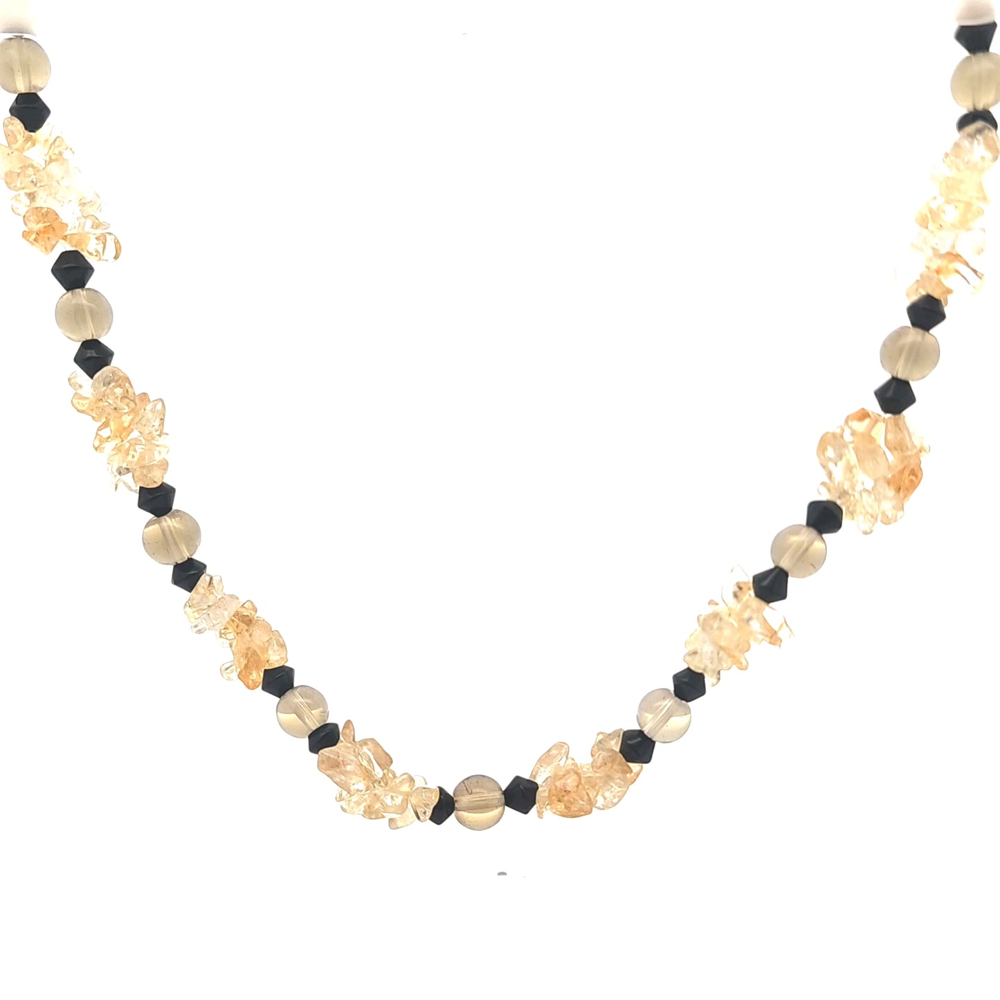 Citrine & Smokey Quartz Necklace