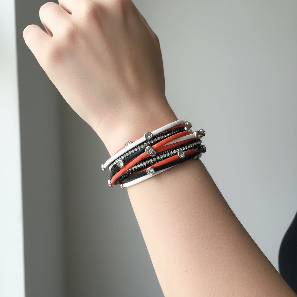 Buffalo Bandits Lacrosse Fan Wrap Bracelet