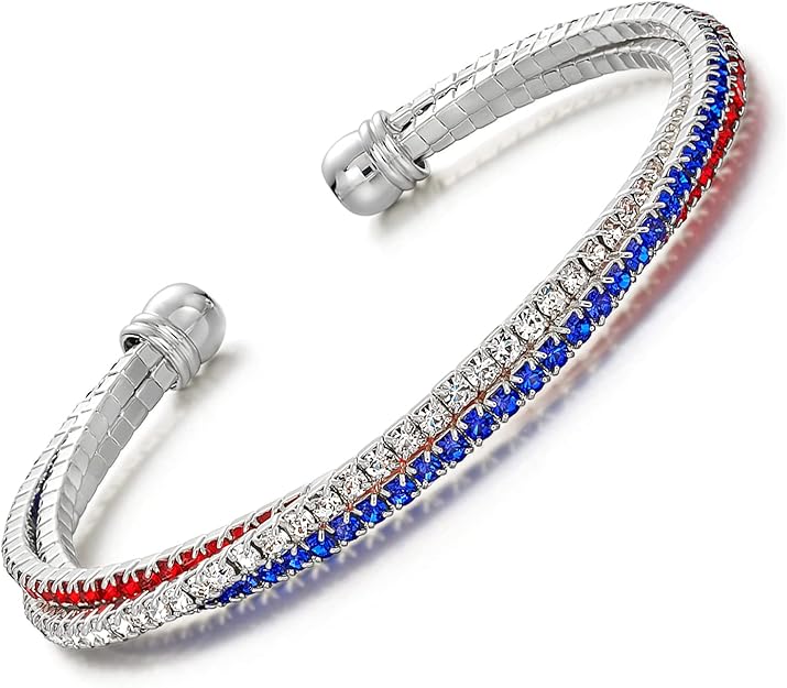 Red, white & Blue Bills Cuff