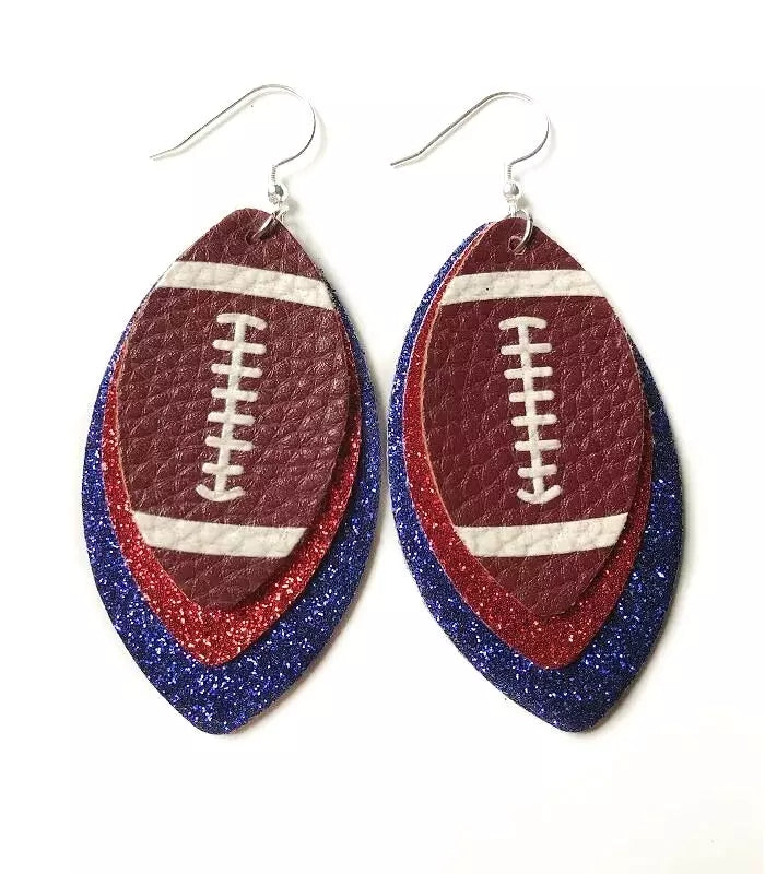 Buffalo Football Earrings