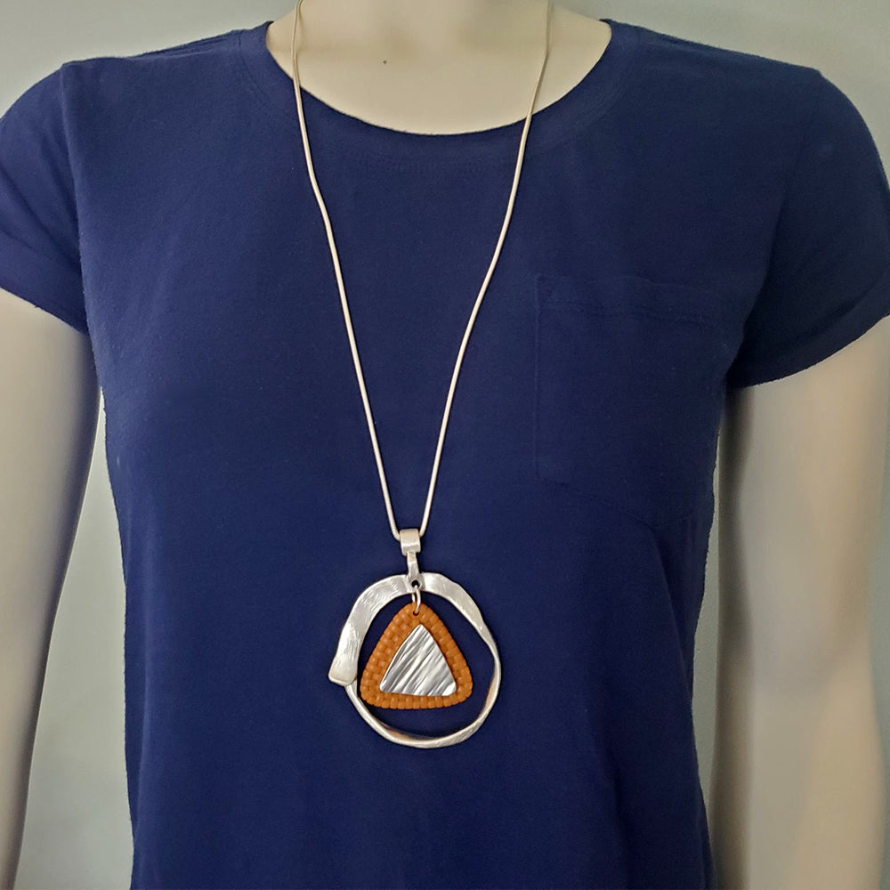 Amber's Triangle Necklace