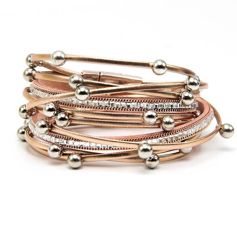 City Girl Wrap Bracelet - The Pearl & Stone Jewelry