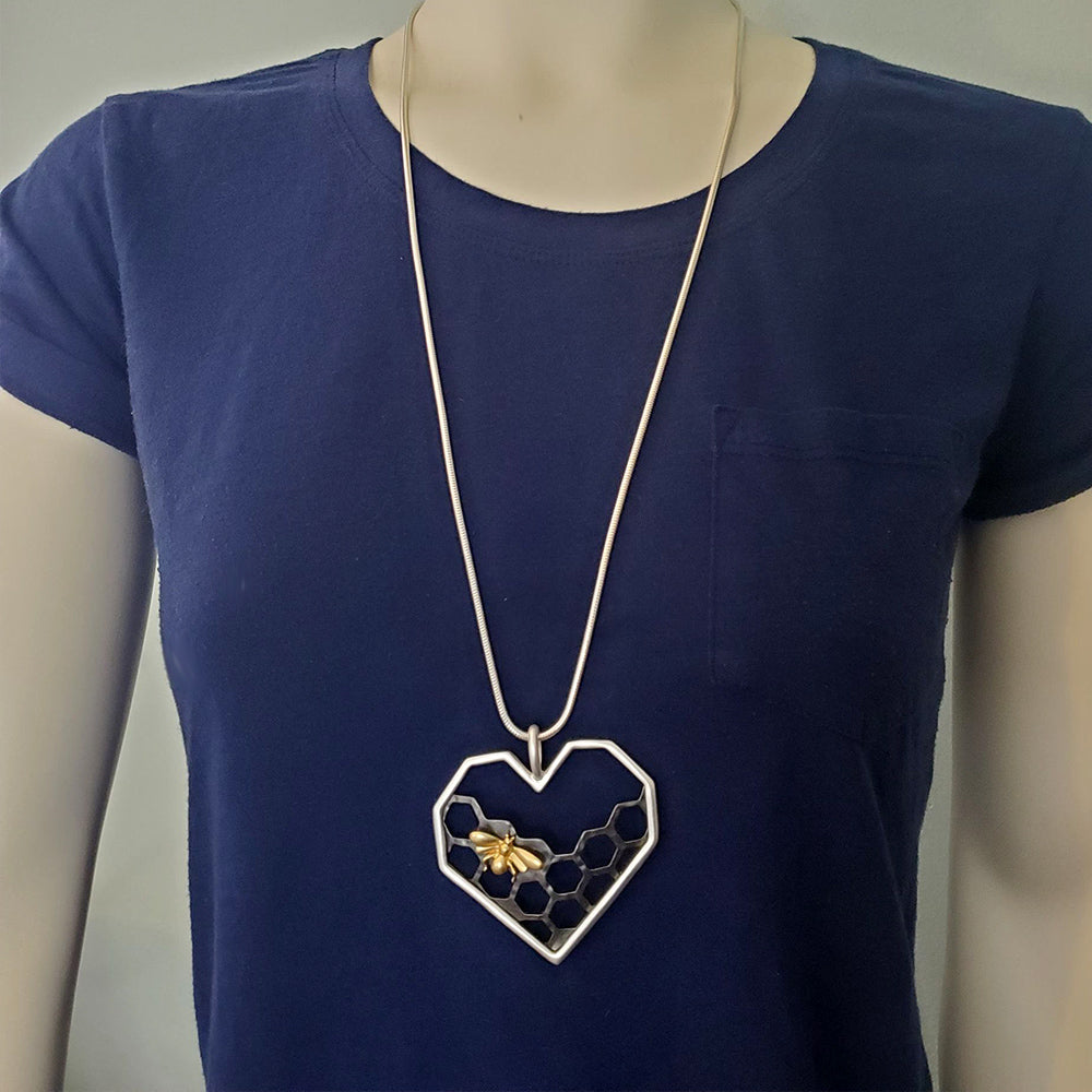 Honey Heart Necklace