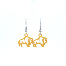 Blue and Yellow Buffalo Sabres Earrings