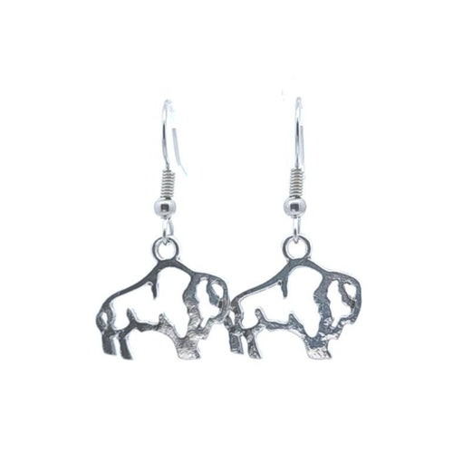 Silver Buffalo Earrings