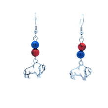 Buffalo Fan Charm Earrings