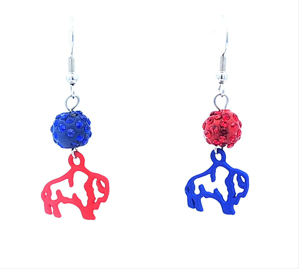 Sparkling Buffalo Earrings
