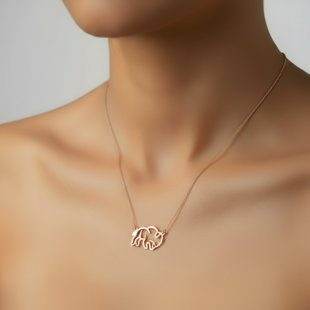 Elegant Buffalo Necklace (Stainless Steel)