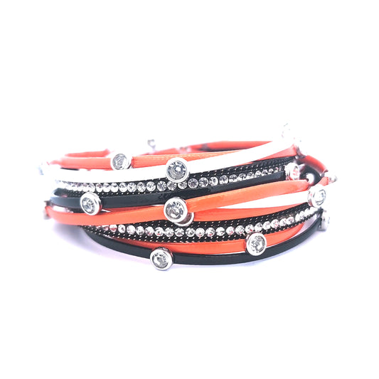 Buffalo Bandits Lacrosse Fan Wrap Bracelet