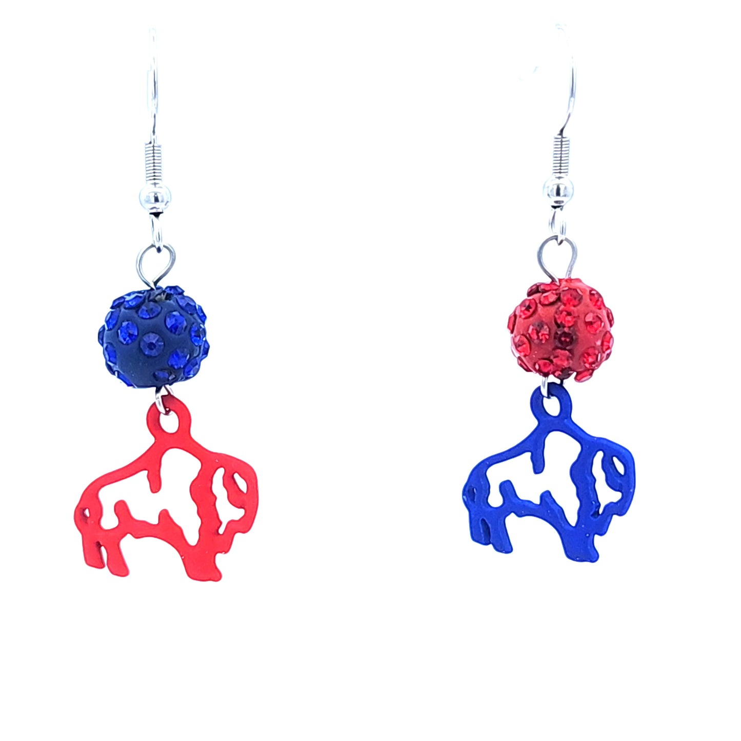 Sparkling Buffalo Bills Earrings