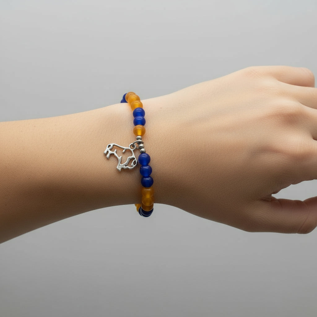 Buffalo Sabres Gemstone Bracelet