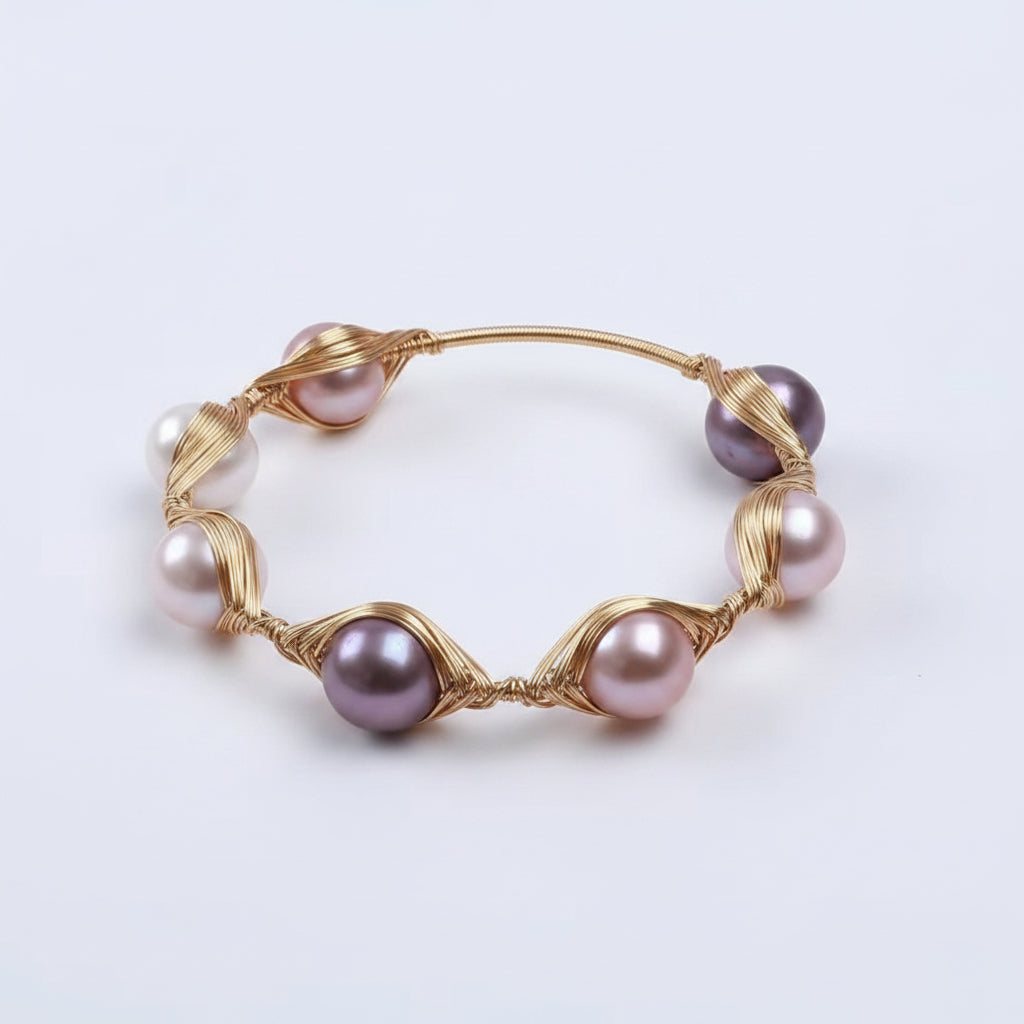 Gold Memory Wire Bracelet