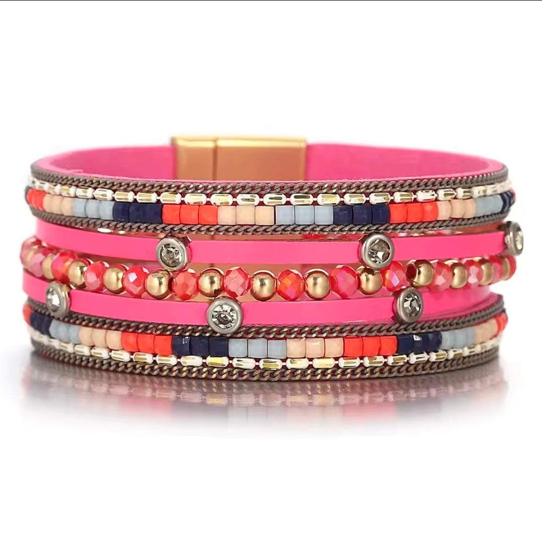 Bright Summer Cuff Bracelet