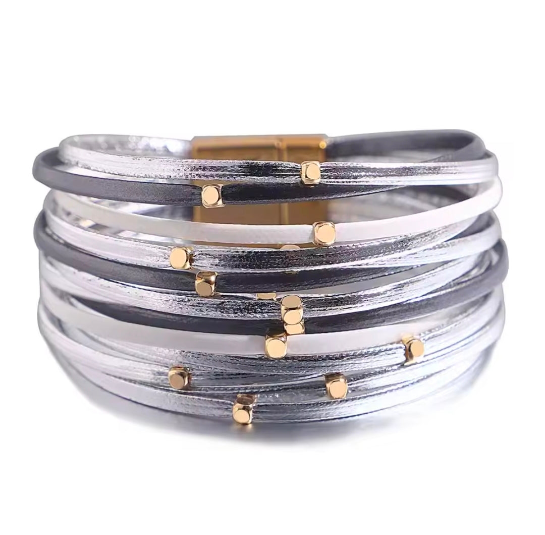 Soft Faux Leather Cuff Bracelet