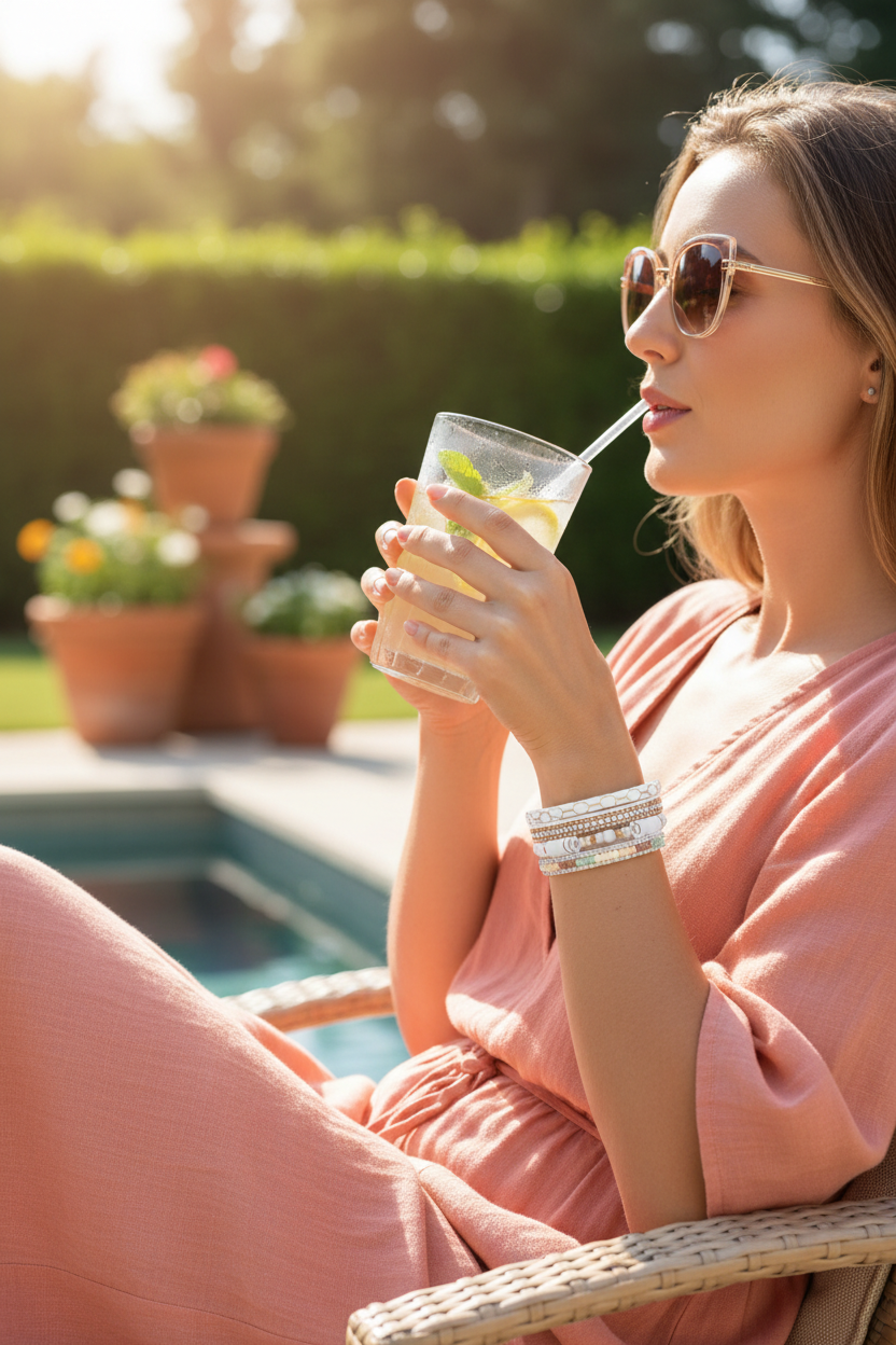 White Summer Cuff