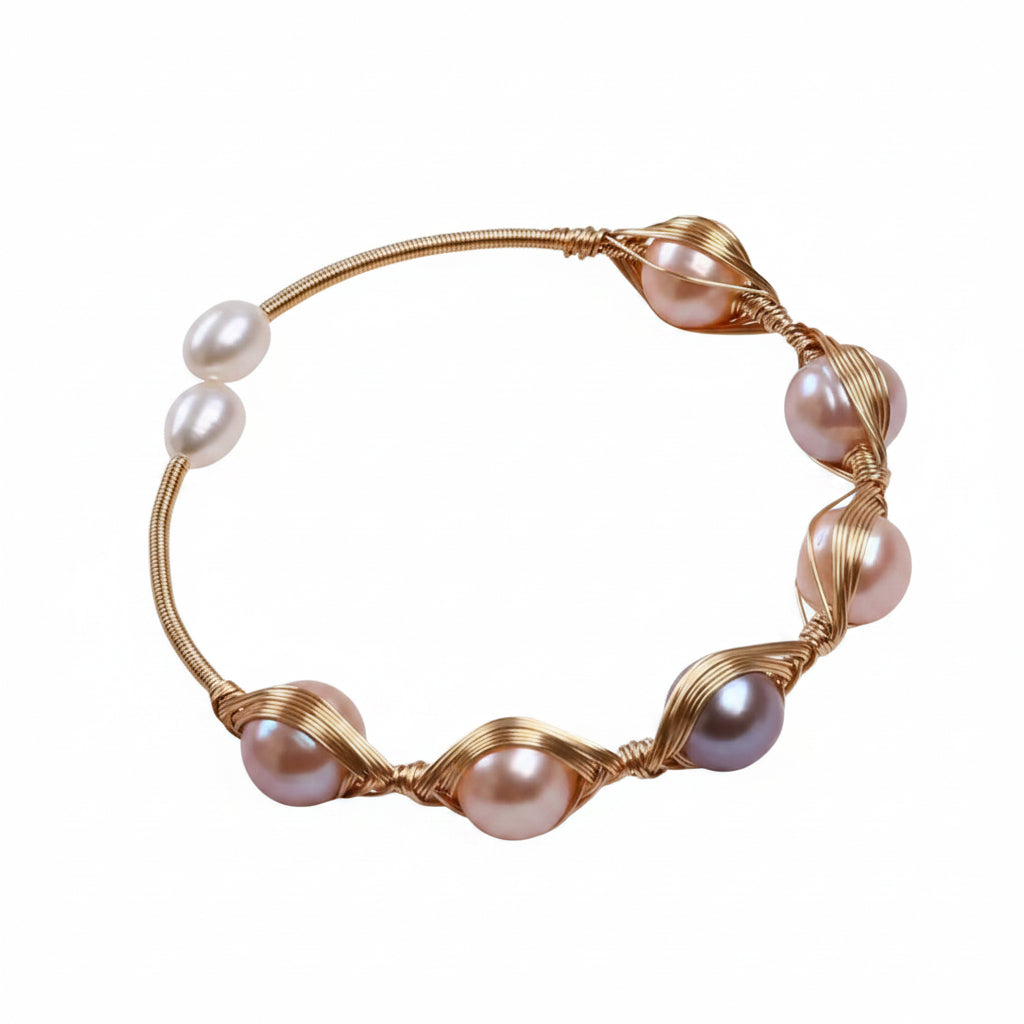 Gold Memory Wire Bracelet