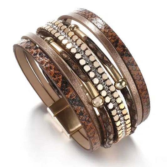 Snakeskin Cuff Bracelet