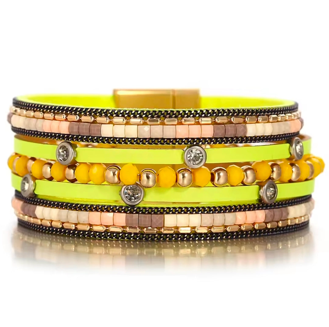 Bright Summer Cuff Bracelet