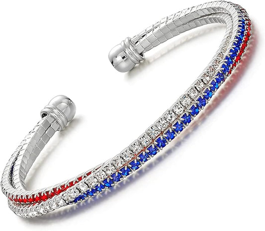 Red, white & Blue Bills Cuff