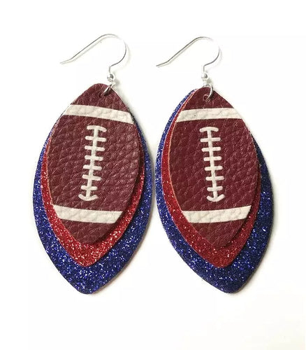 Buffalo Football Earrings