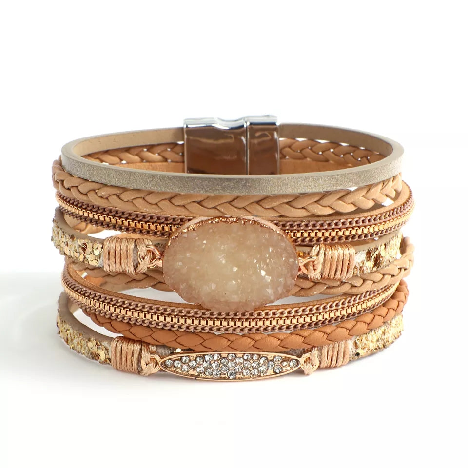 Wide Geode Cuff