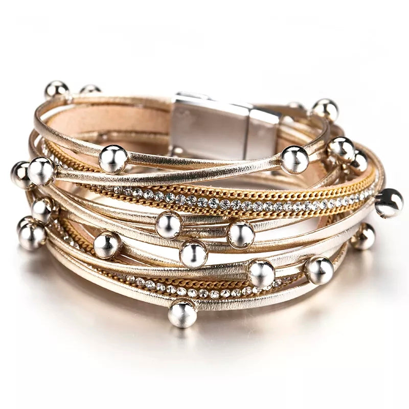 Plus Size Magnetic Wrap Bracelet