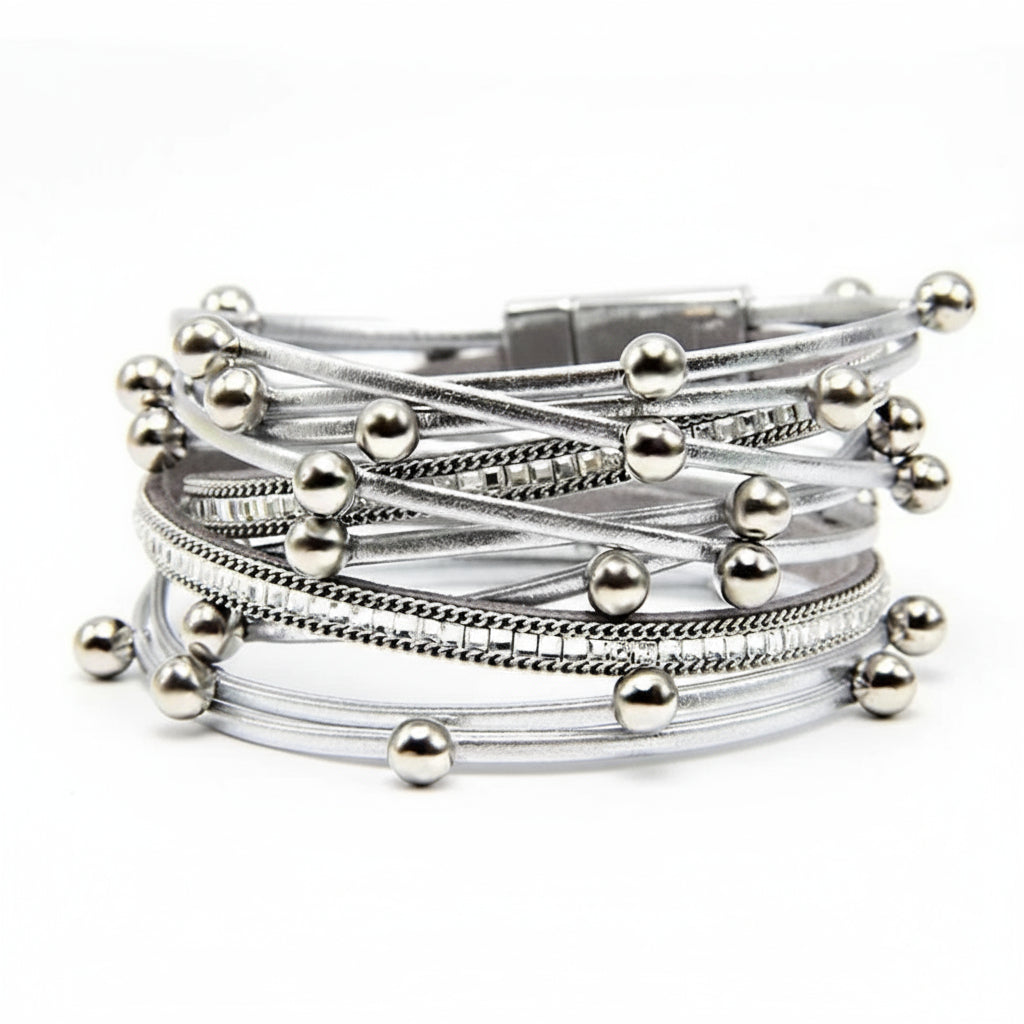 City Girl Wrap Bracelet - The Pearl & Stone Jewelry 