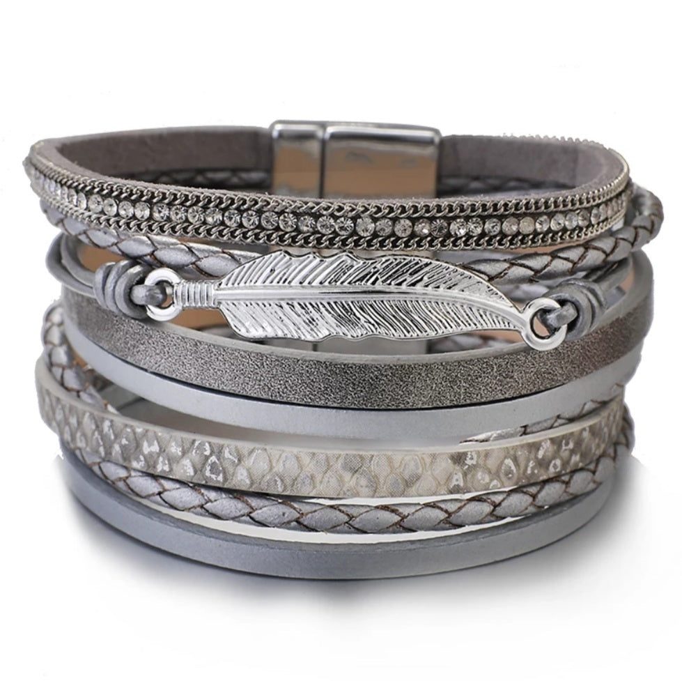 Marley Feather Cuff