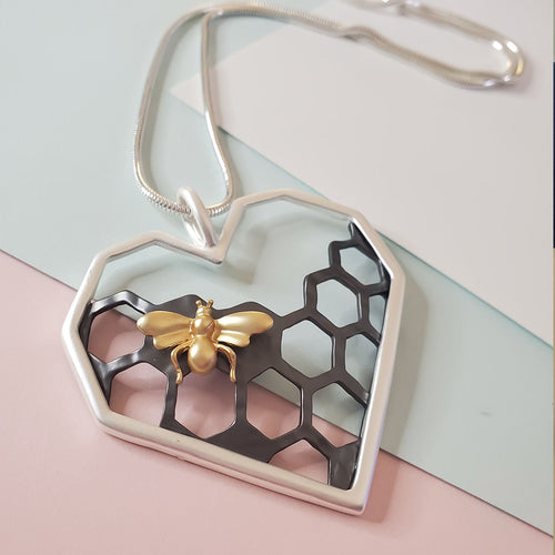 Honey Heart Necklace