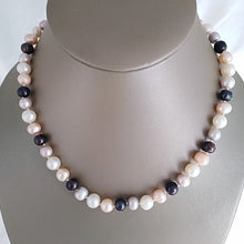 Round Multi-color Freshwater Pearl Necklace - The Pearl & Stone Jewelry 
